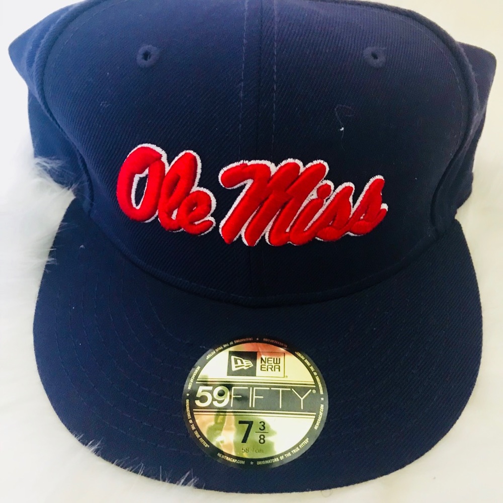 Fitted Ole Miss hat